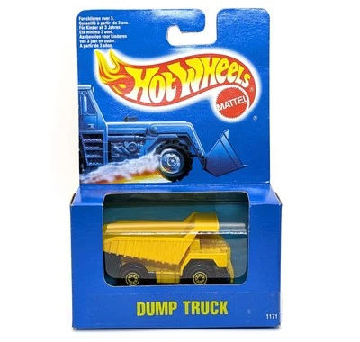 Hot Wheels 1171 CAT Dump Truck - Rarer International Box - Image 1 of 3