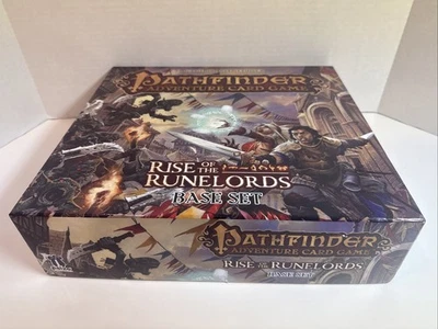 Pathfinder: Juego de Cartas de Aventura - Rise of the Runelords Conjunto Base Lote Libros Expansión Foto 1 de 4