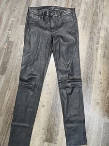 Pantalone skinny Rag & Bone 100% pelle di agnello lavato nero taglia 30 - Foto 1 di 7