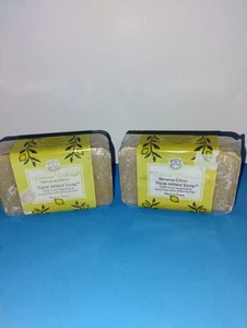 2 Trader Joe's Lemon-Verbena Verveina-Limone Sapone Triplo Fresato con Burro di Karitè L - Foto 1 di 4