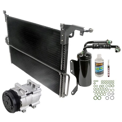 适用于福特 E-350 Econoline Club Wagon 空调套件 带交流压缩机冷凝器干燥间隙 — 第 1/4 张图片