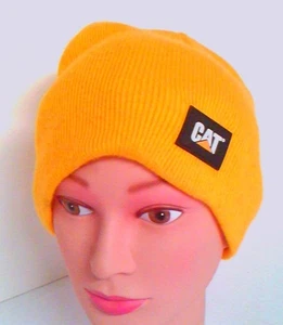 ✅  Cat~Beanie~One Size Fits All~Unisex~Yellow - Picture 1 of 12