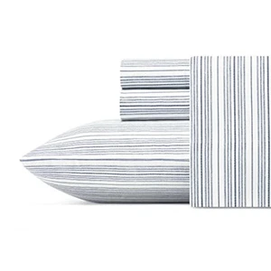 Nautica - King Sheet Set, Cotton Percale Bedding Set, Crisp & Cool, Lightweight - Picture 1 of 9
