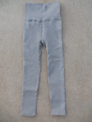 Free People Movement Gray Ribbed High Waisted Happiness Runs Crop Leggings M/L - Image 1 of 4