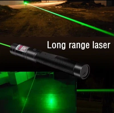 Profi Laserpointer Grün / Extrem hell / USB-Ladung & Starlight-Effekt - Bild 1 von 4