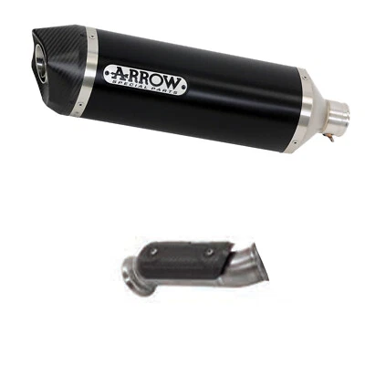 SILENCIOSO ARROW PARA KTM DUKE 790 2018 > 2020 RACE-TECH ALUMINIO DARK CARBY - Imagen 1 de 3