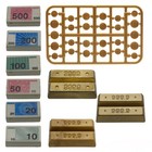 Playmobil Goldbarren Gold Geld Münzen Schatz Scheine Geldscheine