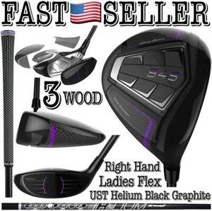 Tommy Armour Women's 845 Fairway Wood, Right Hand, Black 3 Wood - NEW WITH TAGS! - Picture 1 of 12
