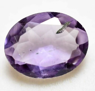 1.80 Ct Natural Purple Brazilian Amethyst GGL Certified Treated Gemstone - Image 1 of 4