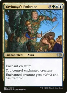 Yavimaya's Embrace x4 4x LÁMINA Doble Maestros Casi Nuevo Magic The Gathering - Imagen 1 de 1