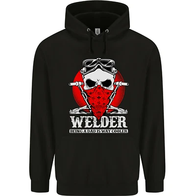 Welder Dad Funny Welding Skull Childrens Kids Hoodie - Image 1 of 2
