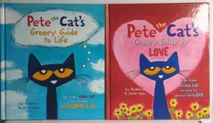 Pete the Cat's Groovy Guide To Life & Groovy Guide To Love HC Lot - Bild 1 von 6