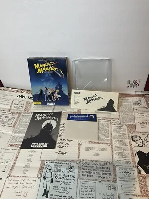 Vintage Commodore Sofware Game MANIAC MANSION Lucasfilm Games - Image 1 of 4