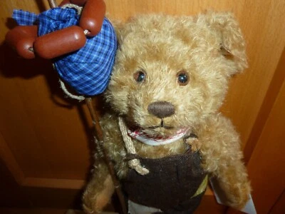 STEIFF Bär Teddy WANDERBURSCHE- ENA 670978-KFS | 28 cm-LIMITIERT Mohair Komplett - Bild 1 von 4
