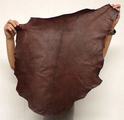Waxy DISTRESSED Leather Hide for Crafts Hand Bags Cosplay Steampunk LARP Costume - Image 1 of 3