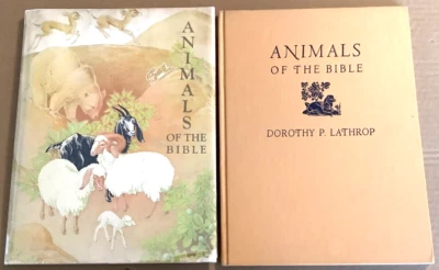 VG 1937 HC in Good DJ 17th Printing Animals Bible D Lathrop Caldecott Winner Foto 1 de 4