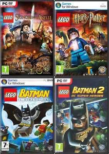 LOT 4 LEGO PC VIDEOSPIELE: HARRY POTTER + HERR DER RINGE + BATMAN - Bild 1 von 5