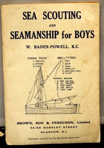 1945 Sea Scouting And Seamanship For Boys - W. Baden Powell - Great Britain - Imagen 1 de 9