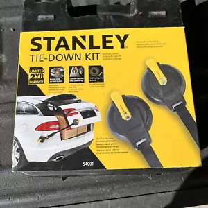 Stanley: Tie-Down System Kit 19.6'/6mm Safety Strap Carabiner Suction Cups S4001 - Picture 1 of 3