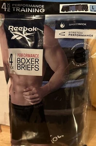 Two 4 Packs Reebok Mens L (36-38) Performance Boxer Briefs New In Packages - Picture 1 of 3