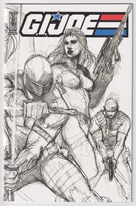 G.I. JOE #1 | Gabriele Dell'Otto 1:25 Sketch Variant | IDW | RARE | 2009 | NM - Picture 1 of 2