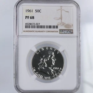 1961 Franklin 50C NGC Certified PF 68 - Picture 1 of 2