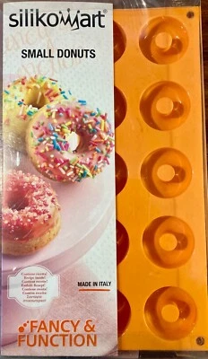 Silkomart Silicone Baking Mould Small Donuts - Image 1 of 2