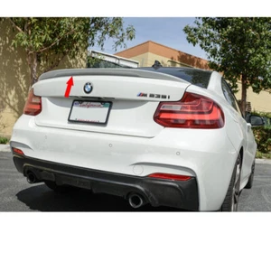 Painted Fit For BMW F22 2DR Coupe P Type Rear Trunk Spoiler 2014-2020 2-Series - Picture 1 of 7