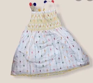 Vestido Zara Swiss Bordado en BLANCO (11-12) BB - Imagen 1 de 3