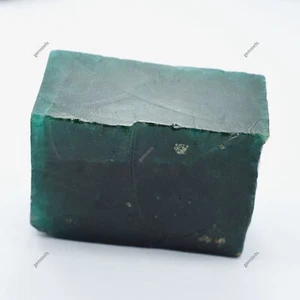 Huge Uncut Rough Natural Emerald Green 1200.15 Ct Loose Gemstone CERTIFIED - Picture 1 of 9