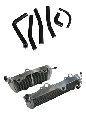 Radiators + 硅胶软管 适合 KTM 500 MX 500MX 1989,黑色 — 第 1/4 张图片