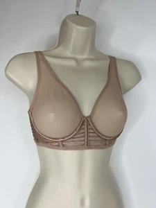 Victoria's Secret Unlined Underwire Plunge Bra - Nude- 32C - NWT - Picture 1 of 6