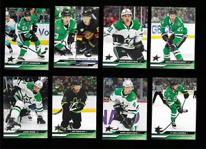 DALLAS STARS TEAM SET 2023-24 PONTE SUPERIORE 1/2 WYATT JOHNSTON BENN ROBERTSON OTT! - Foto 1 di 4