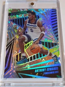 2023 Panini Revolution Anthony Edwards #43 IMPACT /149 Holo - Ready to Grade - Picture 1 of 3