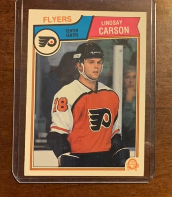 1983-84 O-Pee-Chee Lindsay Carson #261 Rookie RC - Image 1 of 2