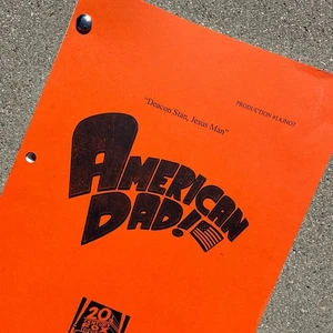 SEASON ONE American Dad 2004 Production Used Table Draft Script Deacon Stan Man - Picture 1 of 14