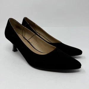 Morgan Taylor Damenschuhe Größe 8,5 M Pfennigabsatz klassische elegante Pumps Kunst-Wildleder - Bild 1 von 11