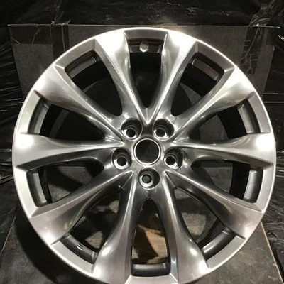 2014-2015 Mazda CX-9 64963 Wheel 20x7-1/2 10 Spoke Rim Hyper Silver 9965067500  - Image 1 of 4