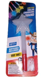 Lone Star Color Changing Wand Toy Magic Seasons New - Picture 1 of 2