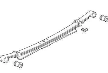 LEFT REAR LEAF SPRING 85106809 2016-2024 CHEVROLET COLORADO - Image 1 of 4