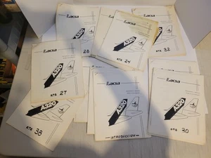 Vintage 12 Piece Lot L A S C A Maintenance Booklets. One Pan Am Record Book - Picture 1 of 7