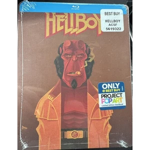 Hellboy - Steelbook (Blu-ray) NEW SEALED Pop art Cover Best Buy Exclusive - Foto 1 di 3