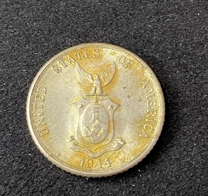 Filipinas 1944-D 20 centavos 0,7500 plata ASW 0,0965 OZ envío gratuito - Imagen 1 de 2