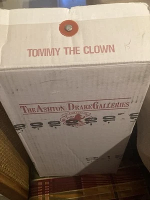 Muñeca de porcelana Tommy el payaso McClelland Circus Reco Knowles Ashton Drake en caja original Foto 1 de 4