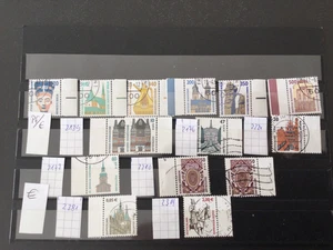 BRD, Dauerserie Sehenswürdigkeiten 2000, Randstücke gest., Pf., PF/€ und €-Werte - Bild 1 von 1