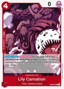 OP06-015 Lily Carnation Common Wings of Captain One Piece - Picture 1 of 1