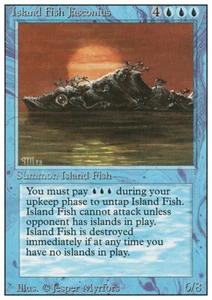 Island Fish Jasconius x4 4x Revised LP MTG - Bild 1 von 1