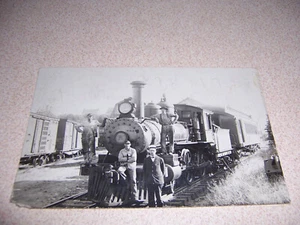 LOCOMOTORA BALDWIN 1908 #2, PATIO DE FERROCARRIL, STEWARTSTOWN, PA. RPPC postal - Imagen 1 de 2