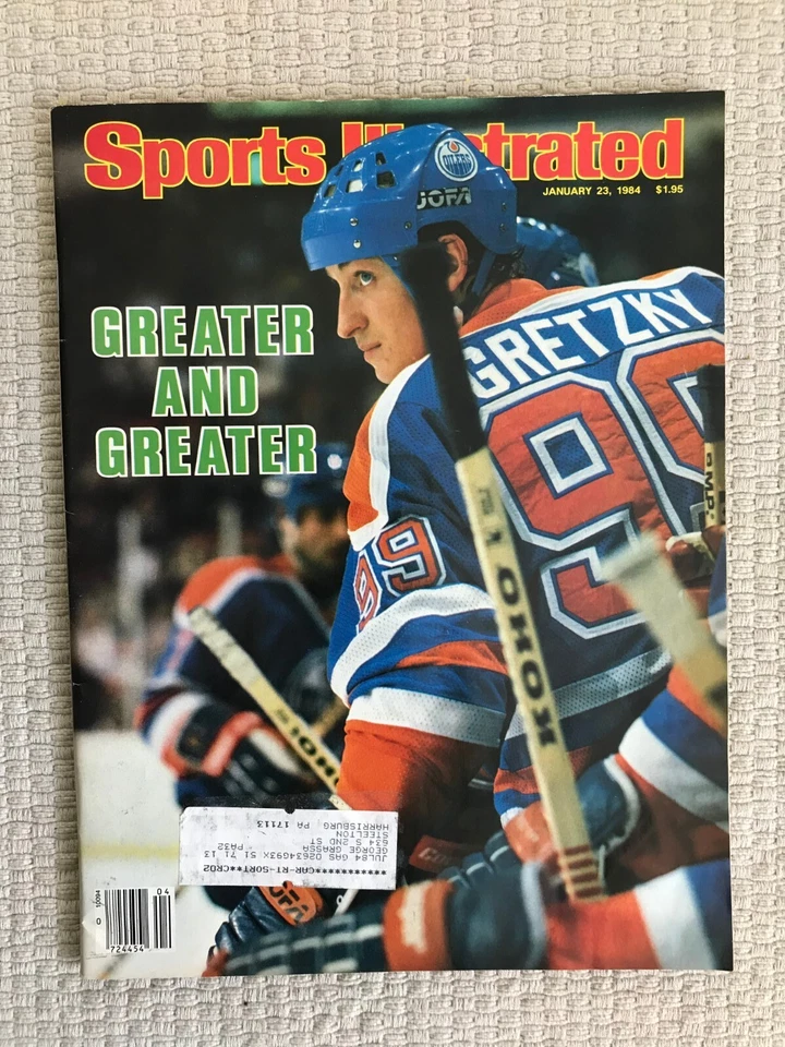 WAYNE GRETZKY SPORTS ILLUSTRATED 1984 EDMONTON OILERS HOCKEY - Image 1 of 1