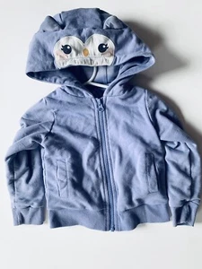 Hoodie/ Plush- Transforms Into Plush Owl. Stuffed Animal Size 24 Months, Shirt - Picture 1 of 6